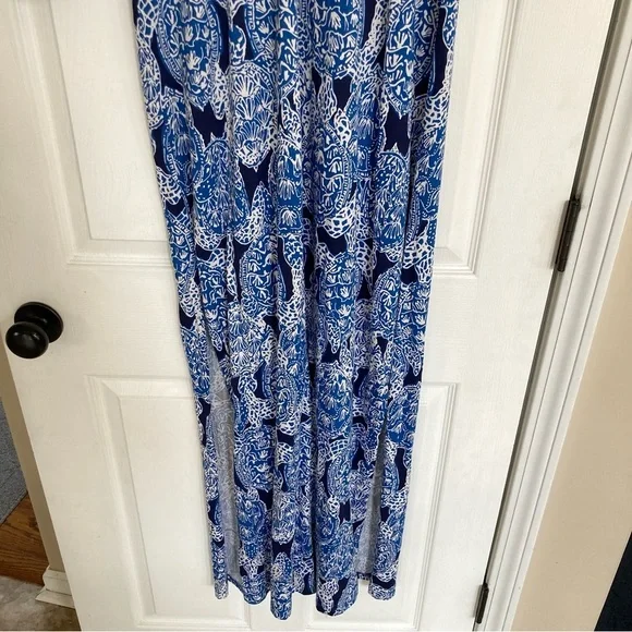 Lilly Pulitzer Blue and White Maxi Dress - Picture 5 of 13